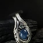 Aquamarine Tourmaline & Silver Pendant
