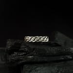Six Braids - Silver Ring Band