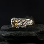 Citrine & Silver Ring