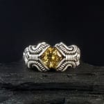 Citrine & Silver Ring