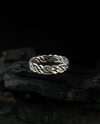 Four Braids - Silver Ring
