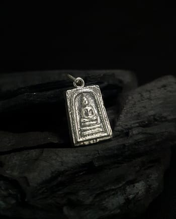 Buddha - Silver Amulet Pendant