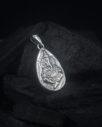 Ganesha - Silver Amulet Pendant