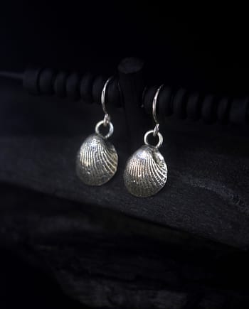 Anadara - Seashell Silver Earrings