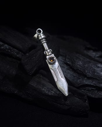Damocles - Silver Sword Pendant
