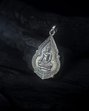 Mara Vishai Buddha - Silver Pendant