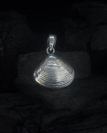 Spisula - Seashell Silver Pendant