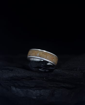 Sand Silver Ring (size 6)