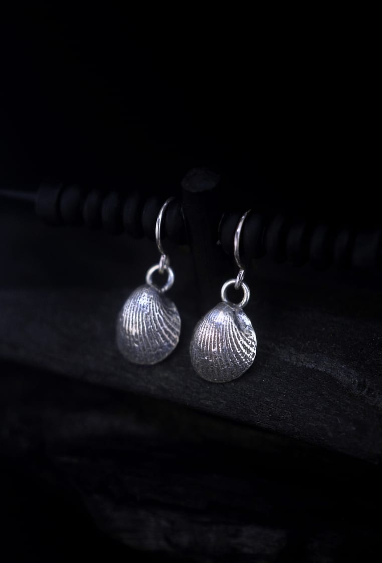 Anadara - Seashell Silver Earrings