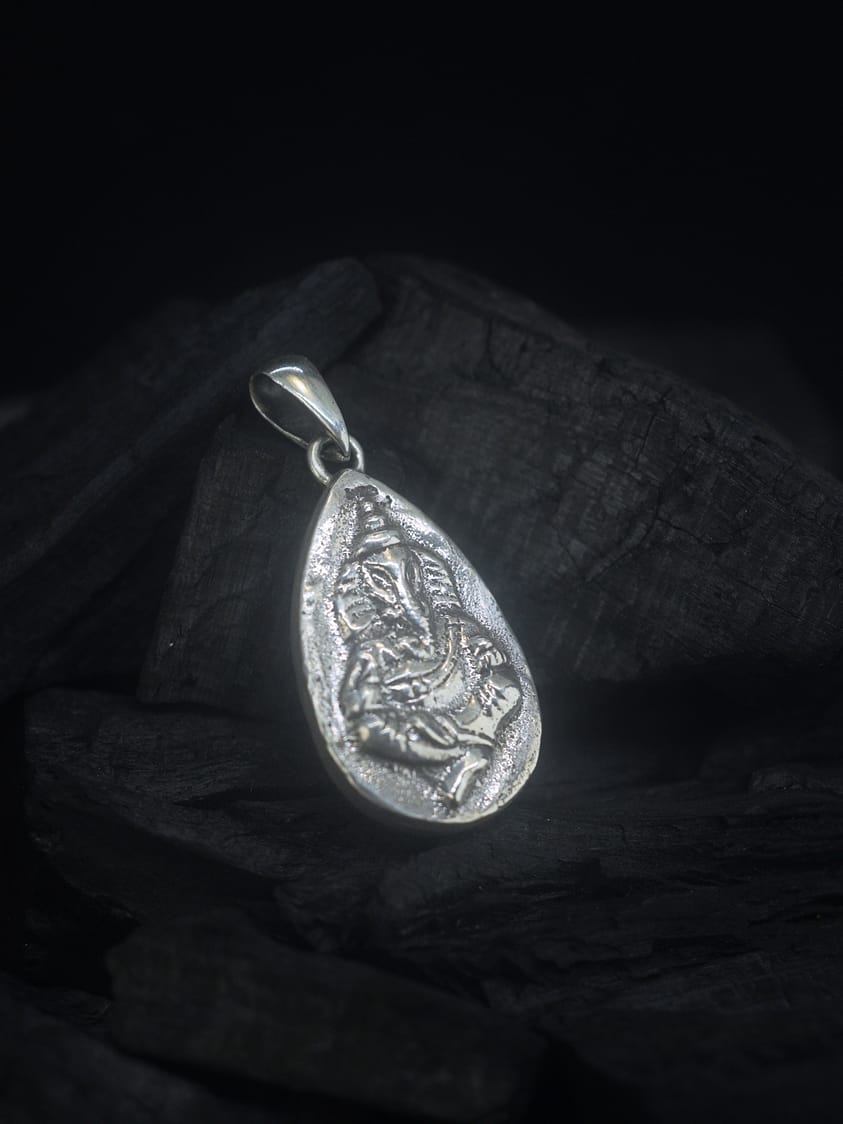 Ganesha - Silver Amulet Pendant