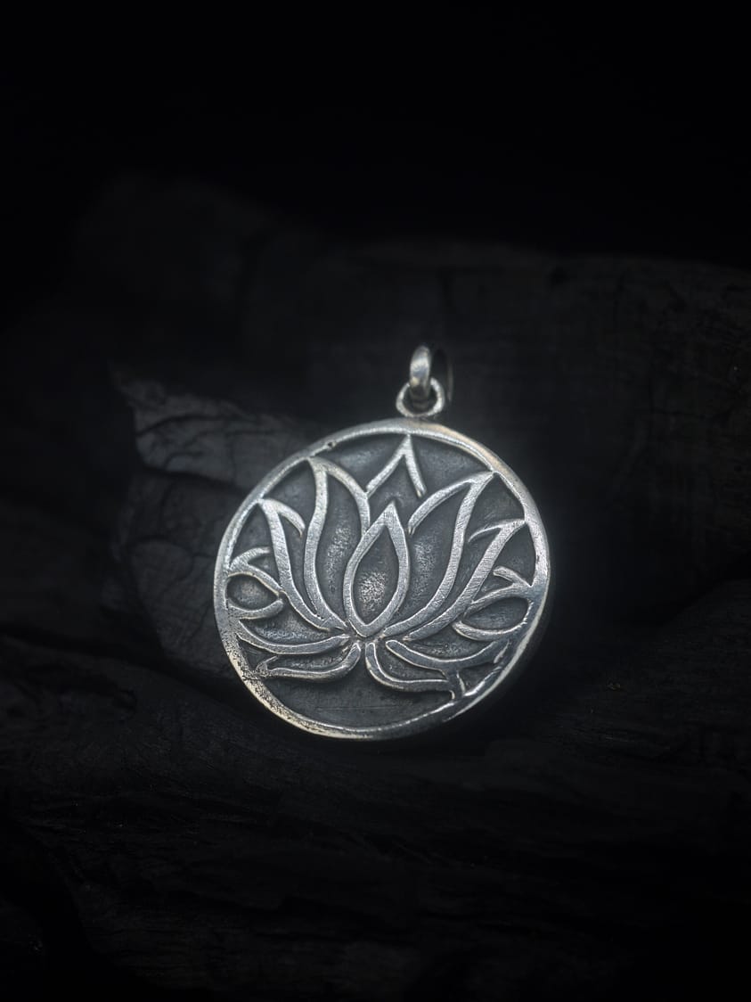 Lotus - Silver Pendant