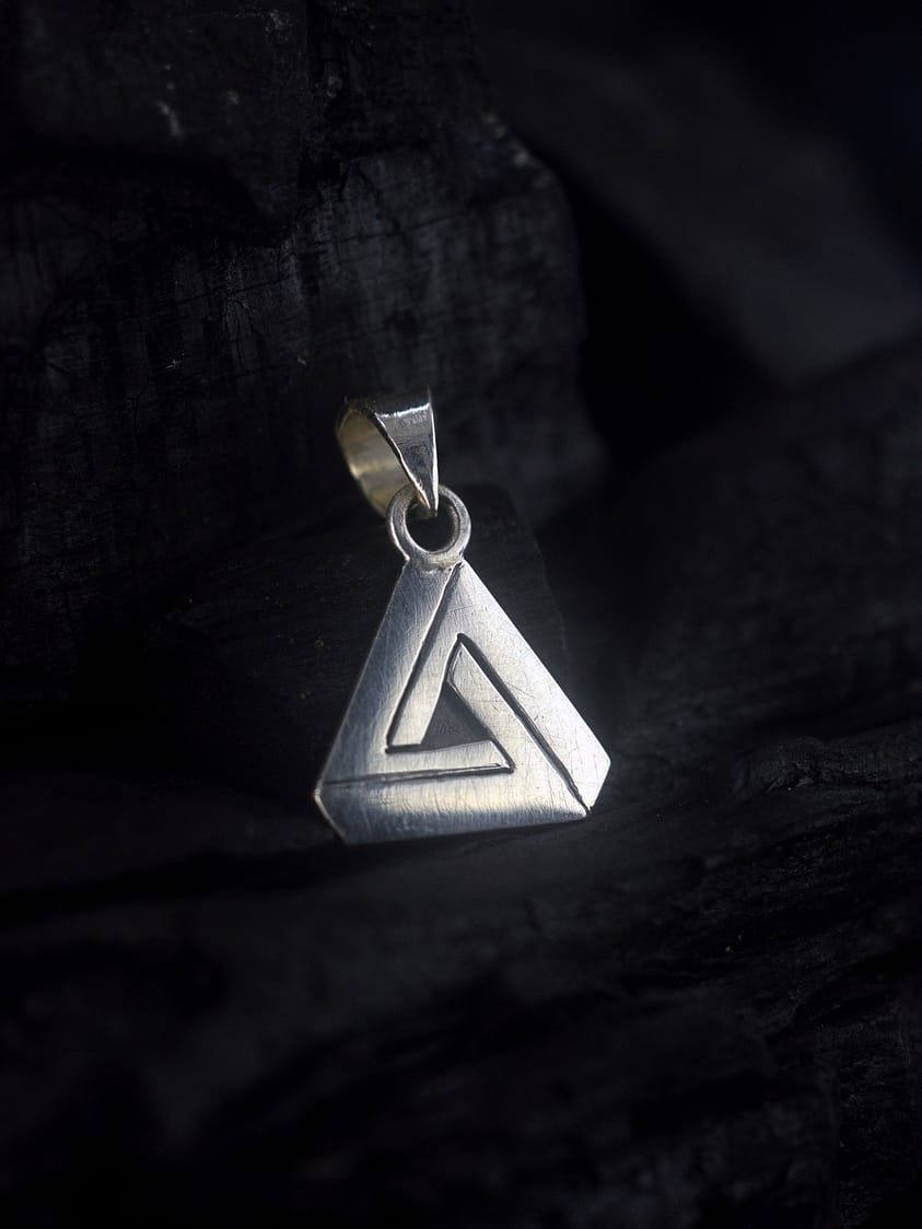 Triangle de Penrose - Pendentif Argent