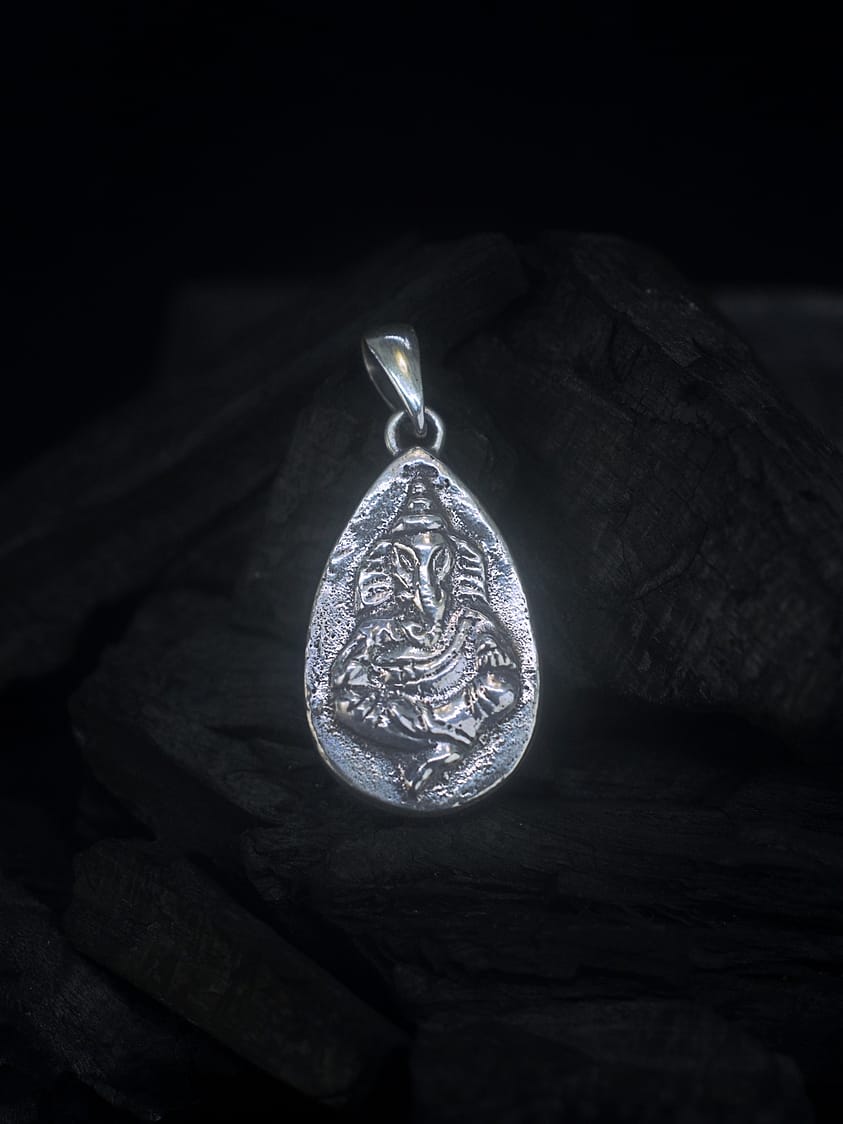 Ganesha - Silver Amulet Pendant
