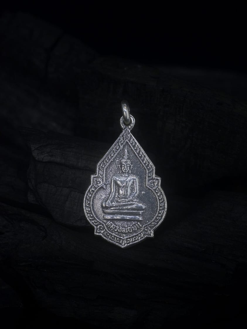 Mara Vishai Buddha - Silver Pendant