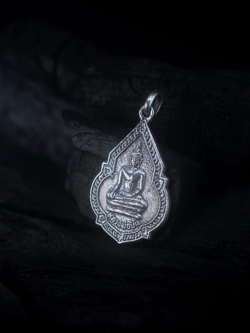 Mara Vishai Buddha - Silver Pendant