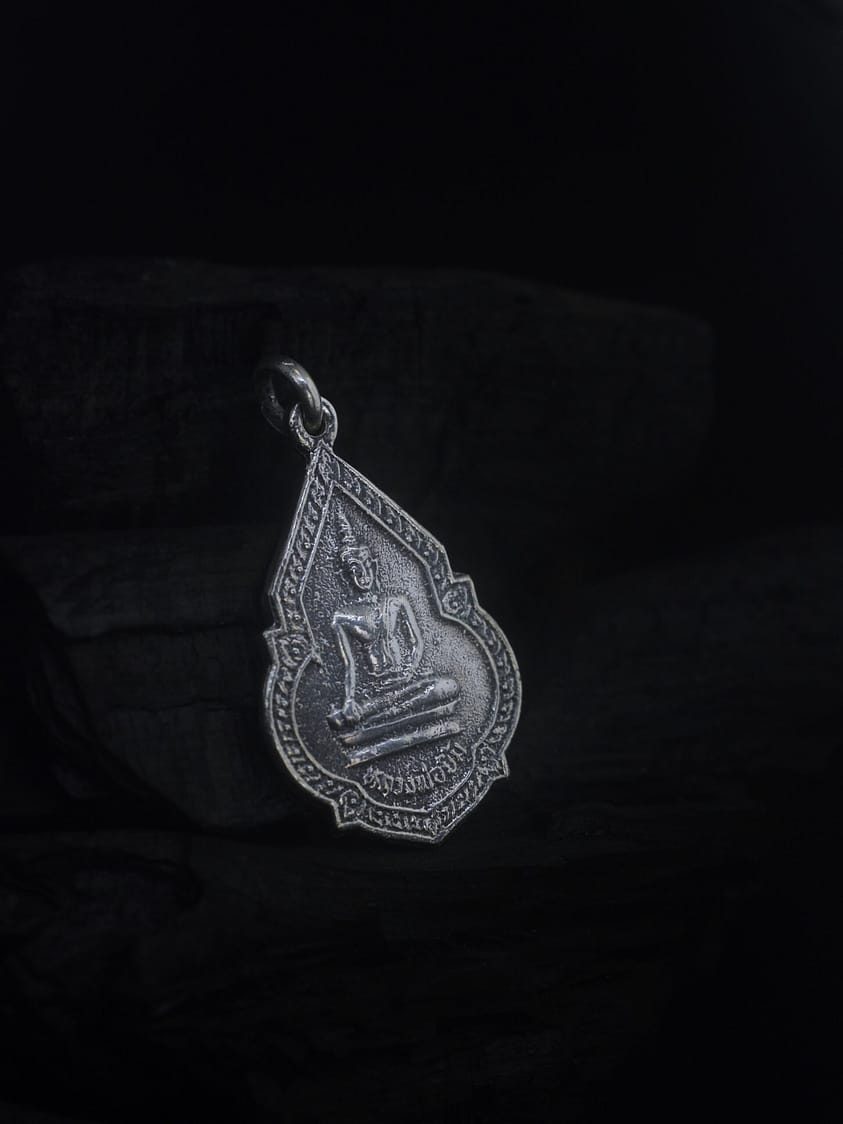 Mara Vishai Buddha - Silver Pendant