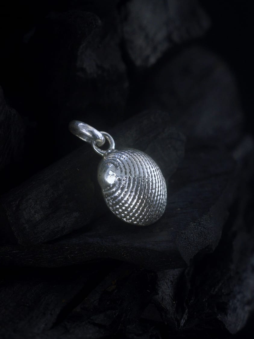 Natticidae - Seashell Silver Pendant
