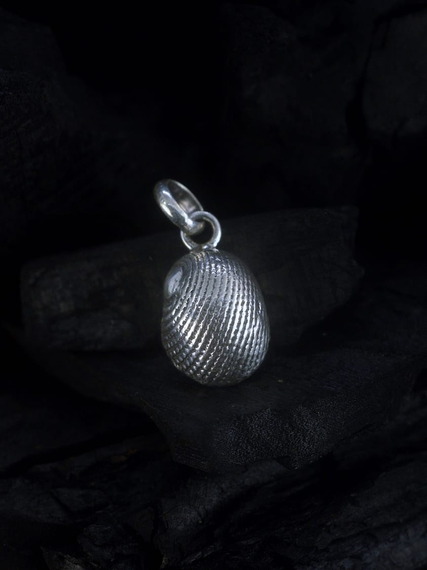 Natticidae - Seashell Silver Pendant