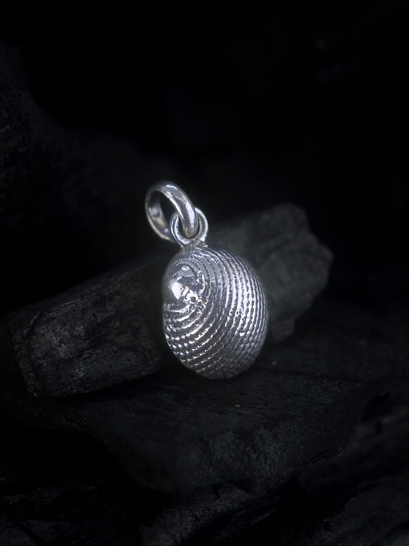 Natticidae - Seashell Silver Pendant