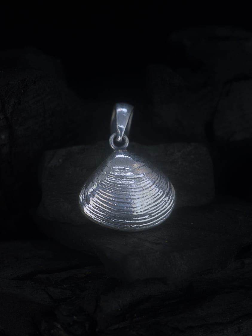 Spisula - Seashell Silver Pendant