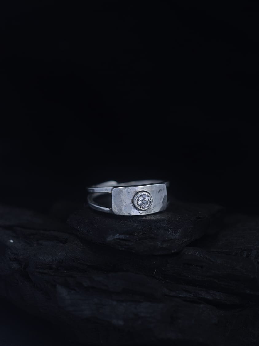 Skadi - Tourmaline Silver Ring