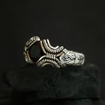 Black Spinel & Silver Ring