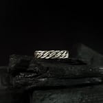 Six Braids - Silver Ring Band