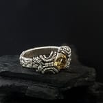 Citrine & Silver Ring