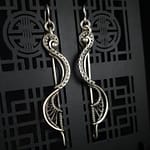 Sigma - Silver Earrings