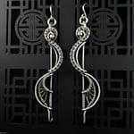 Sigma - Silver Earrings
