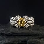 Citrine & Silver Ring