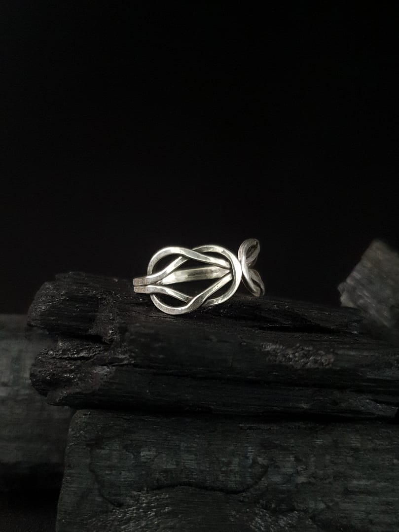 Eternal Knot Silver Ring