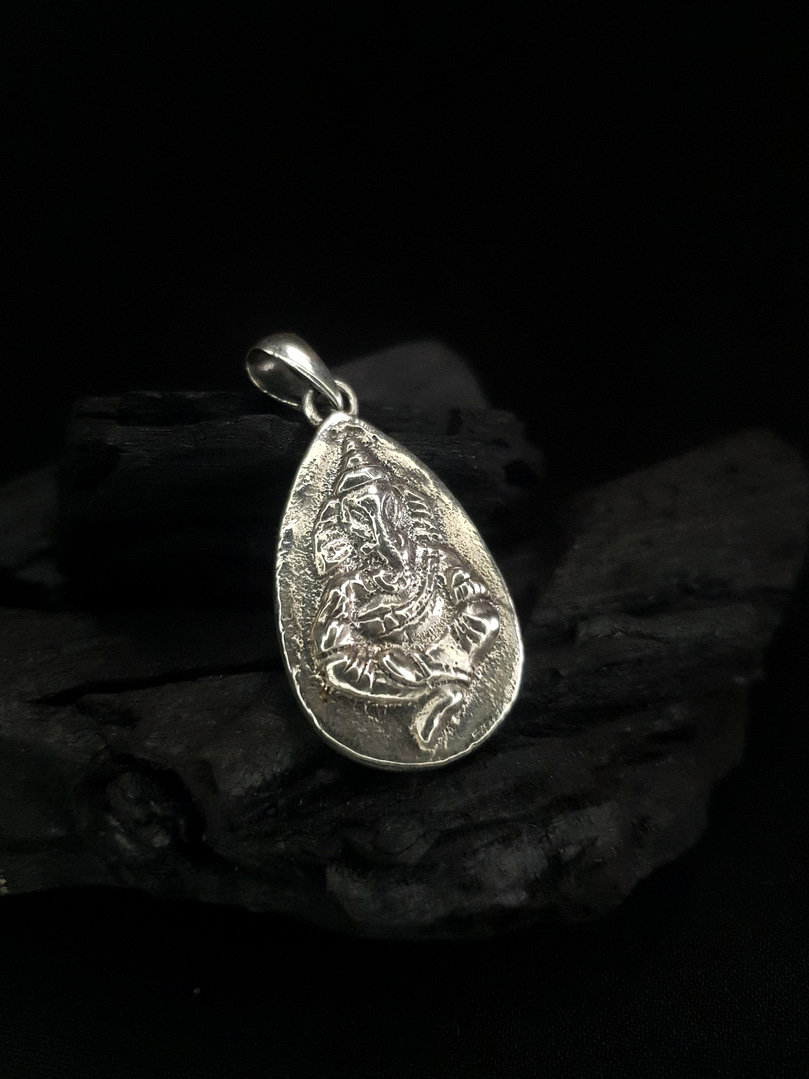 Ganesha - Silver Amulet Pendant