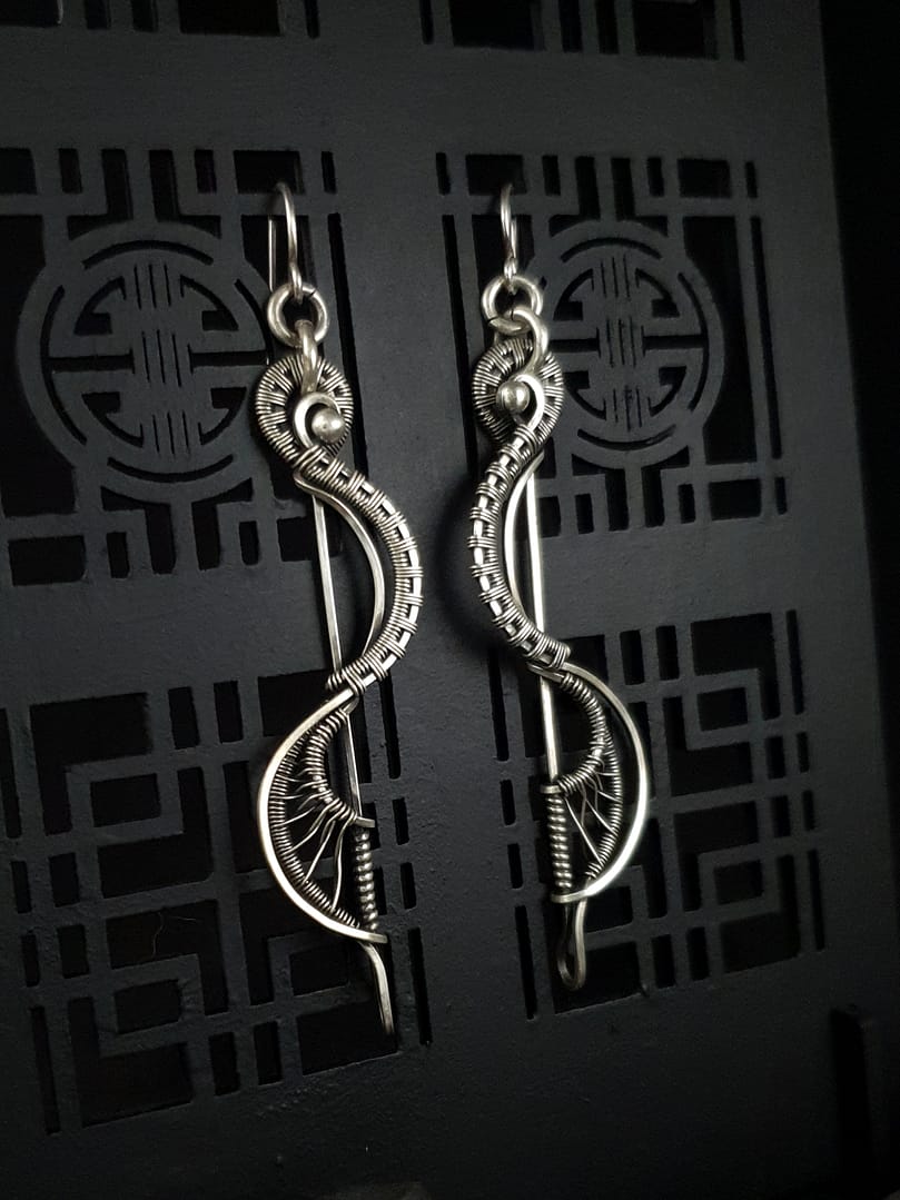 Sigma - Silver Earrings